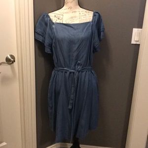 NWT Chelsea & Theodora denim jean dress sz XL